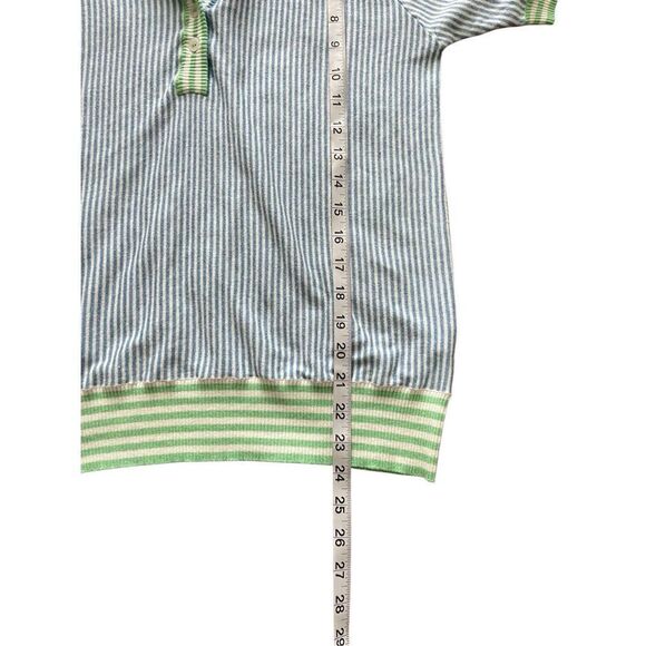 Draw and Fade Julia Polo – Blue Striped – Women’s Golf Shirt - Picture 5 of 5